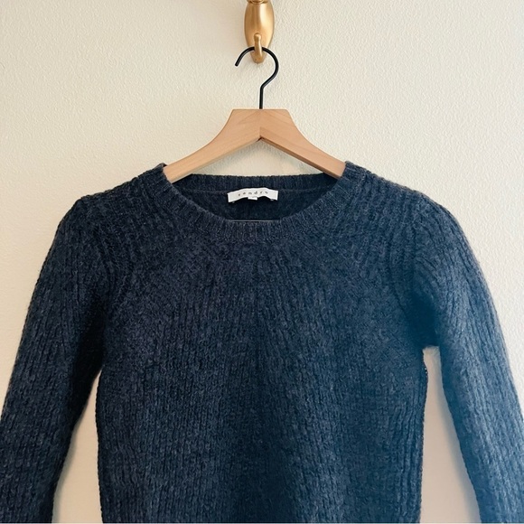 SANDRO Women's Gray Wool Blend Sweater Size 1/Small - Picture 4 of 6